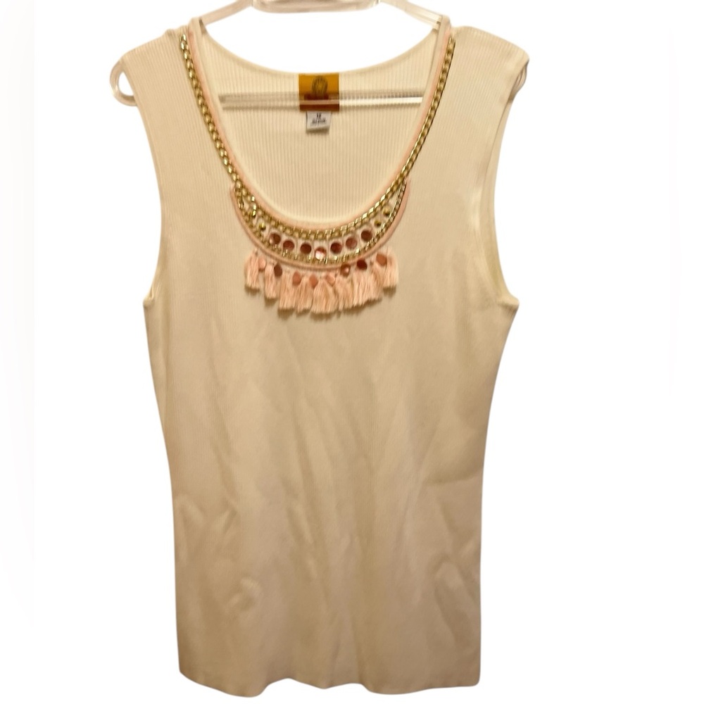 Ruby Rd Women’s Embellished Tank Top Size 1X
